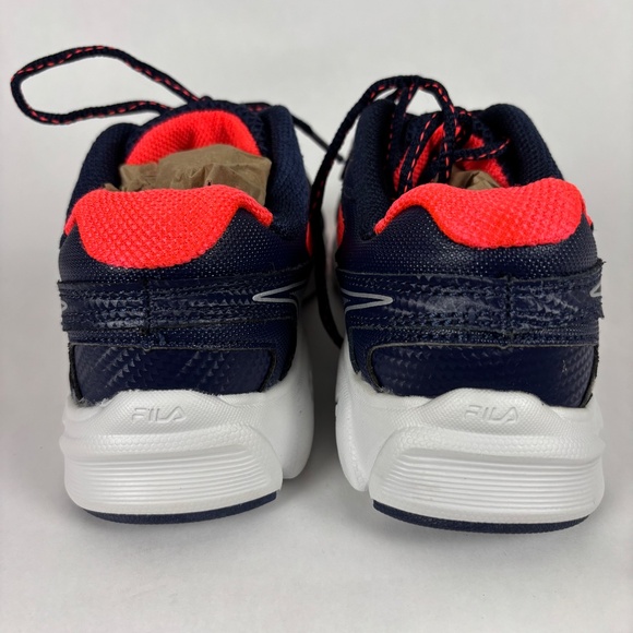 Fila Stellaray Blue/Orange Low Top Size 6.5 Running Shoes - Picture 6 of 9